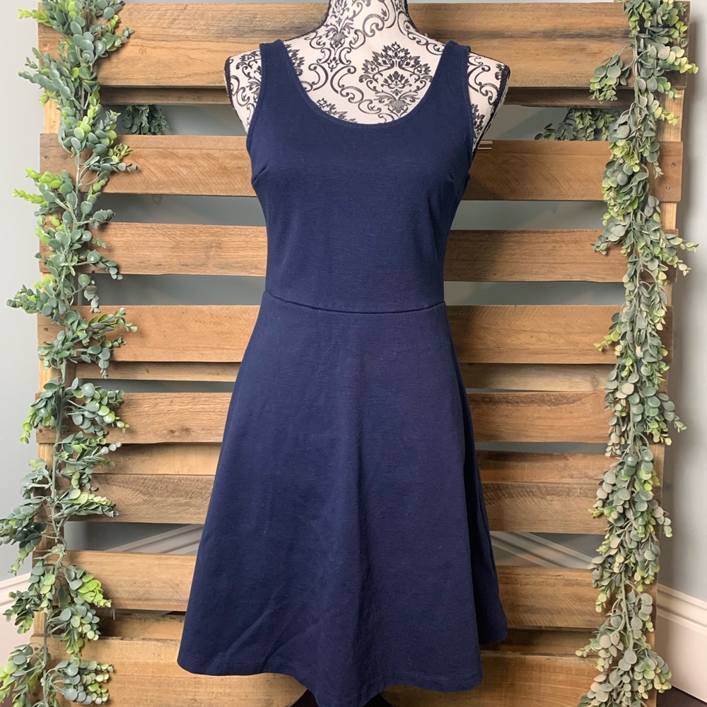 Old Navy A Line dress, navy blue.